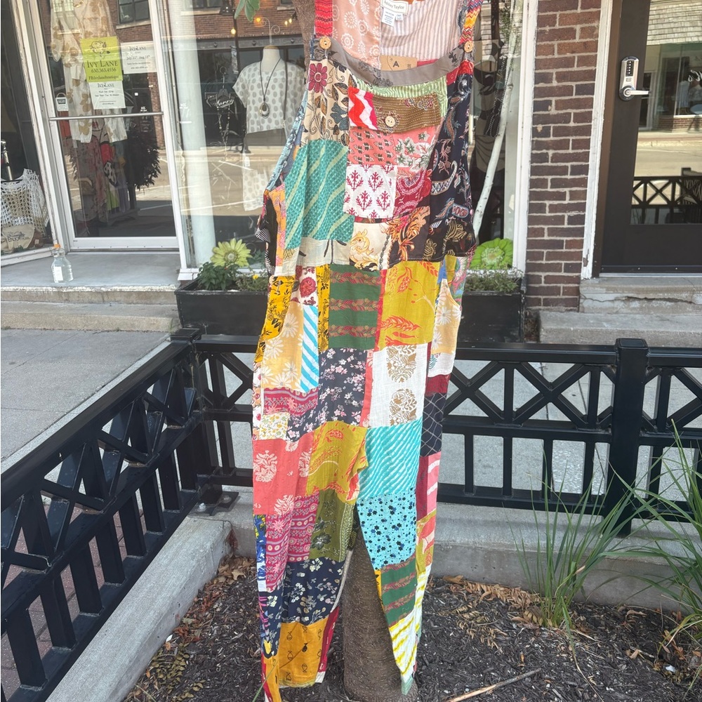 Patchwork Multicolor Jumpsuit NWT one size